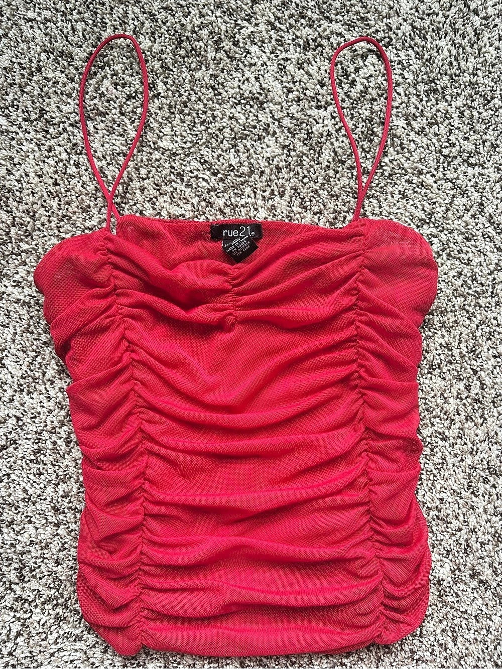 Red crop top Rue21